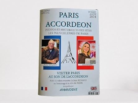 Booklet Booklet Paris Accordion by Jean Renard New - Jean Renard Music