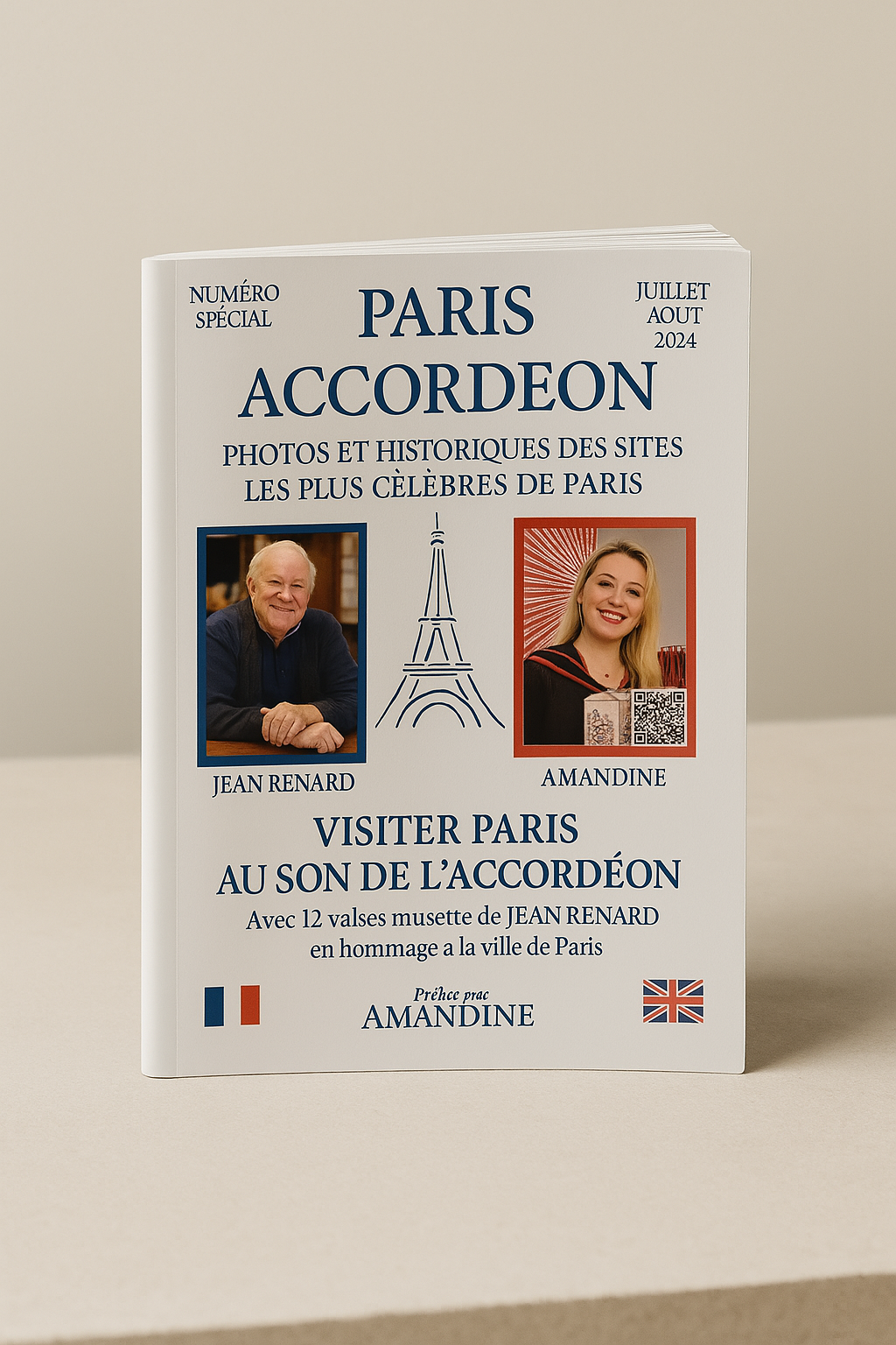 Booklet Booklet Paris Accordion by Jean Renard New - Jean Renard Music